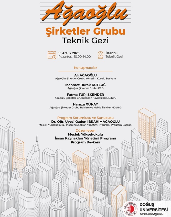 İnsan Kaynakları Yönetimi Öğrencileri Ağaoğlu Şirketler Grubu’nu Ziyaret Etti. 