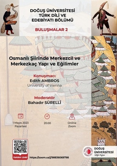 Türk Dili ve Edebiyatı Bölümü Buluşmalar 2: Edith Ambros'un Webinarı 