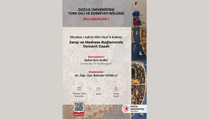  Türk Dili ve Edebiyatı Bölümü Edebiyat Buluşmaları 1: Doç. Dr. Selim Sırrı Kuru’nun Webinarı