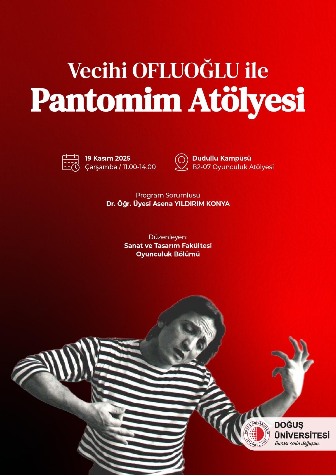 Oyunculuk Bölümü Pantomim Atölyesi-19.10.2025