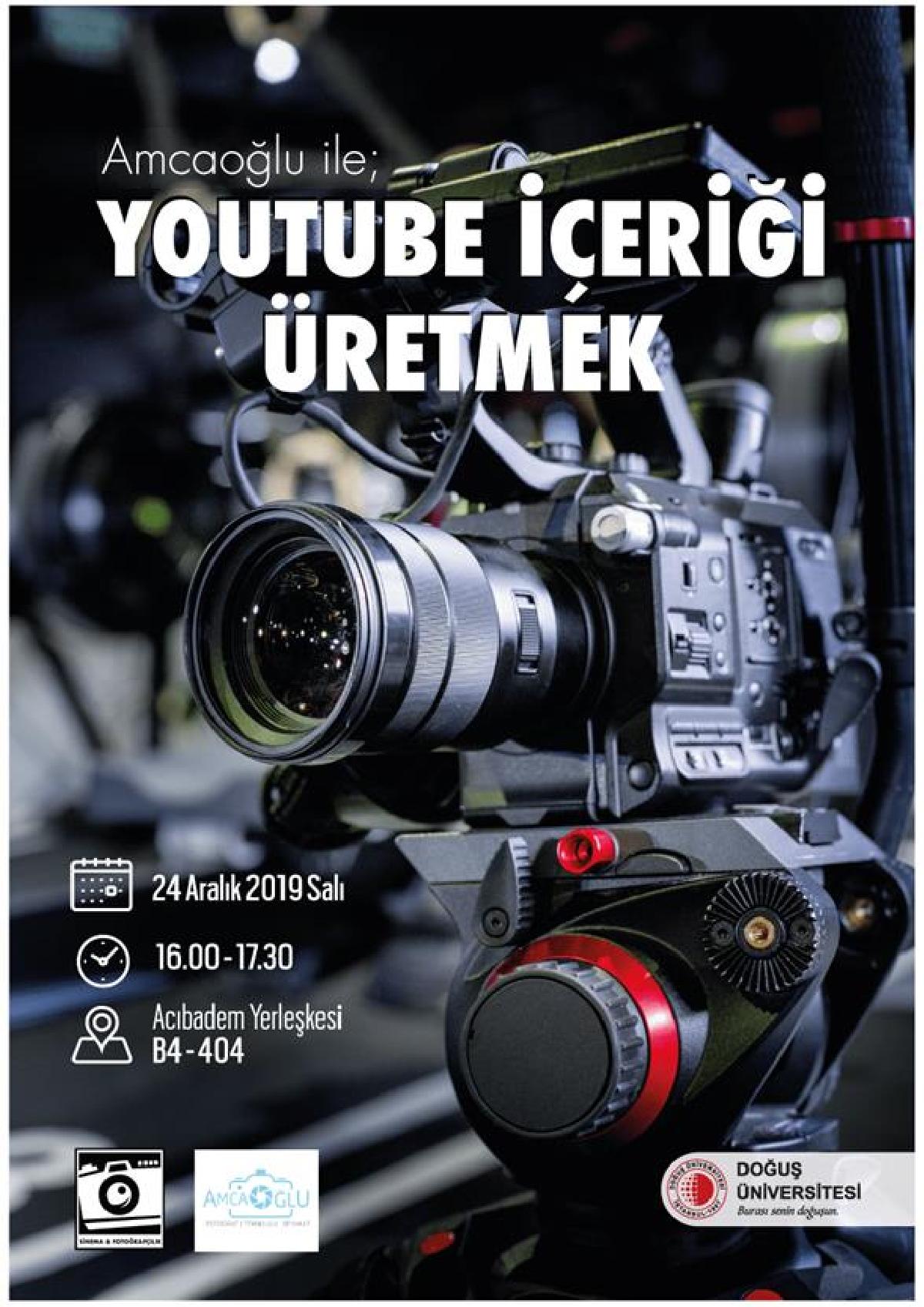 Sinema ve Fotoğrafçılık Kulübü Youtuber Ümit Akbaş Söyleşisi
